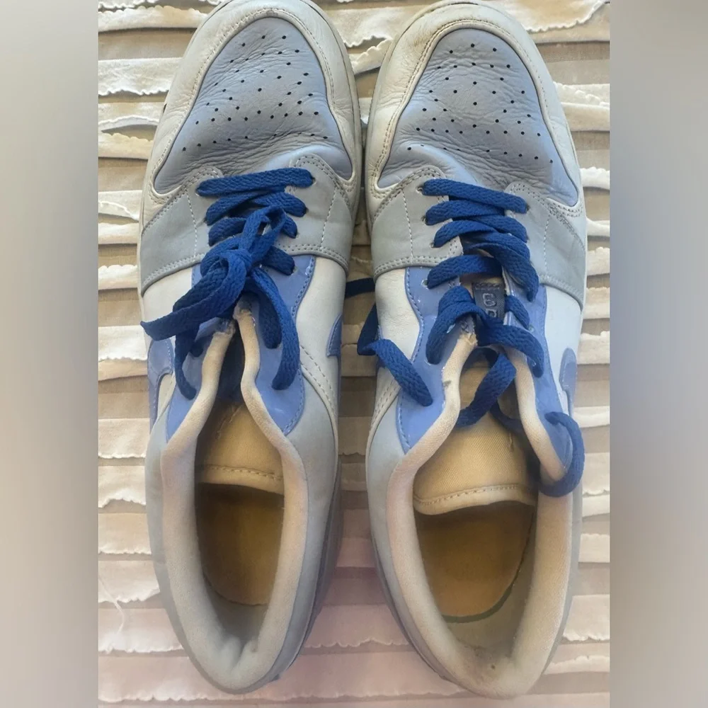 Air Jordan 1 Low SE Mighty Swooshers Nike Sneakers Men’s 11 Blue White Leather